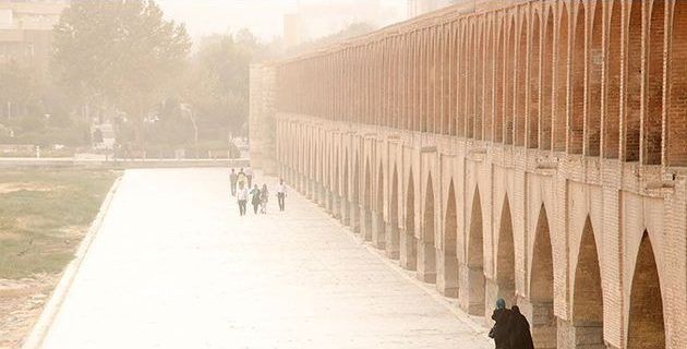 کیفیت هوای اصفهان برای گروه های حساس ناسالم است