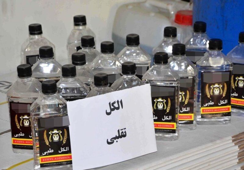 کشف ۳۰۰ لیتر الکل تقلبی از یک منزل مسکونی دراصفهان