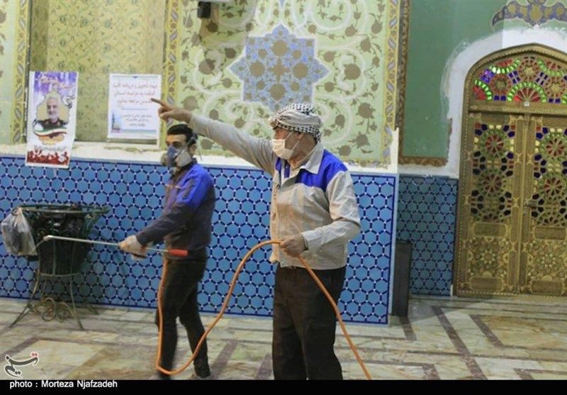 بقاع متبرکه کاشان در خط مقدم مبارزه  با ویروس کرونا