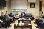 دیدار مدیر شعب بانک صادرات با سرپرست مخابرات استان اصفهان