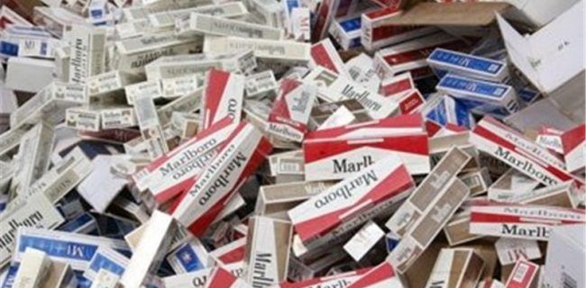 کشف سیگار خارجی قاچاق در خمینی شهر