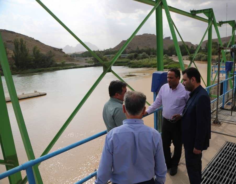 بازدید معاون بهره برداری شرکت مهندسی آبفای کشور از تصفیه خانه آب بابا شیخعلی بازدید معاون بهره برداری شرکت مهندسی آبفای کشور از تصفیه خانه آب بابا شیخعلی