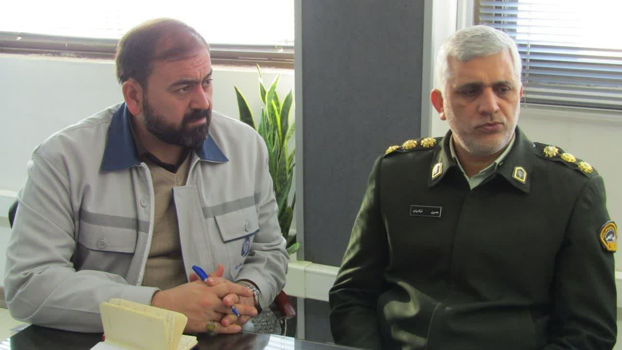 دیدار رئیس پلیس آگاهی استان اصفهان با مدیر عامل سازمان پایانههای مسافربری شهرداری اصفهان