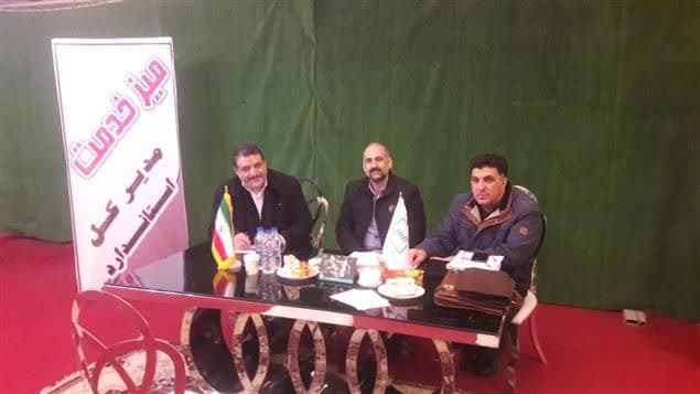 برگزاری میز خدمت جهادی اداره کل استاندارد استان اصفهان در شهرک صنعتی جی