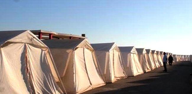 ۷ اردوگاه اسکان اضطراری در زلزله خوی ایجاد شده است