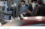 بازدید رهبر انقلاب از نمایشگاه توانمندی‌های صنعتی در حسینیه‌ی امام خمینی (ره) 
