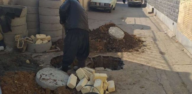 حفر ۵۰ حلقه چاه جذبی در منطقه ده شهرداری اصفهان