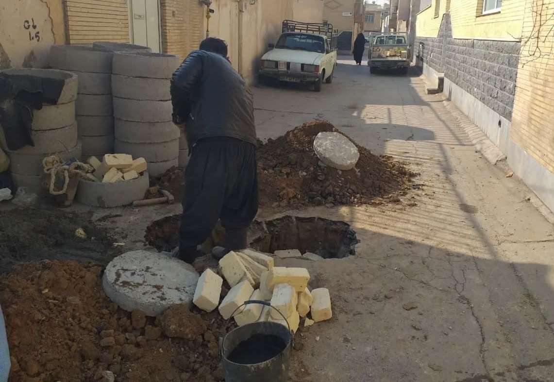 حفر ۵۰ حلقه چاه جذبی در منطقه ده شهرداری اصفهان