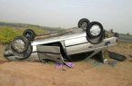مصدومیت ۷ نفر در واژگونی خودروی ال ۹۰ در محور فریدن به اصفهان
