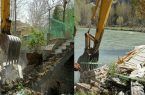 تخریب ۷۷ ویلا در حریم رودخانه زاینده رود