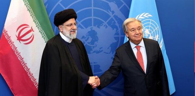 آمادگی ایران برای گسترش صلح در دنیا و قدردانی گوترش