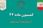 بررسی ۱۶ پرونده در کمیسیون ماده ۴۲ اداره کل استاندارد استان اصفهان