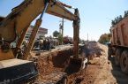 بهرده برداری خط انتقال آب چاه شهرک امیرکبیر شهرضا