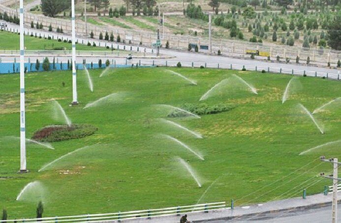 هدررفت آب شبکه آبیاری فضای سبز منطقه ۷ اصفهان به صفر نزدیک شده است