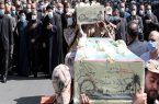 رئیس‌جمهور در مراسم تشییع شهدای گمنام دفاع مقدس تهران حاضر شد