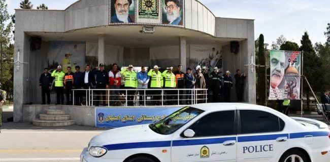 استقرار تیم های پلیس راه اصفهان در ۹ پایگاه زمستانی