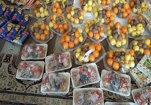 جمع آوری بسته های یلدایی برای خانواده های نیازمند در اصفهان