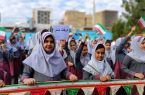 برگزاری جشن سپاسگزاری تحقق «وعده صادق» در مدارس استان