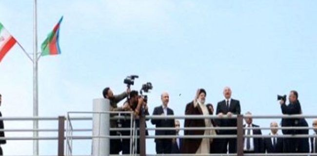 بازدید مشترک رئیس‌جمهور ایران و آذربایجان از سد قیز قلعه‌سی