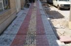 پیشرفت ۳۵ درصدی پیاده روسازی خیابان سعدی در شهرک کاوه اصفهان