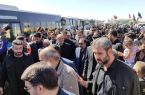 رئیس جمهور در مسیر و میان زائران امام رضا (ع) حاضر شد