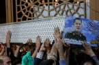 پیکر مطهر سرلشکر شهید نیلفروشان وارد گلستان شهدا شد