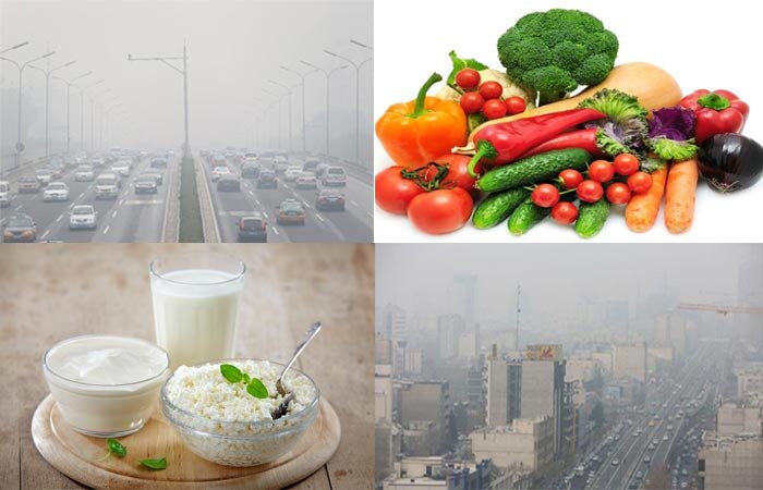 راهکارهای تغذیه ای برای کاهش اثرات آلودگی بر سلامت بدن