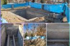 ساخت نخستین حوضچه طرح پهنه بندی شبکه توزیع آب منطقه چهار اصفهان