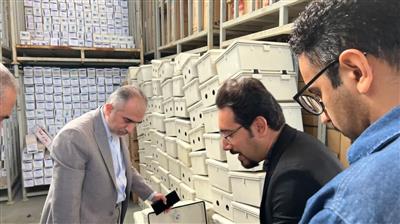 بازدید مدیرعامل شركت توزیع نیروی برق استان اصفهان از انبار مركزی بازدید مدیرعامل شرکت توزیع نیروی برق استان اصفهان از انبار مرکزی