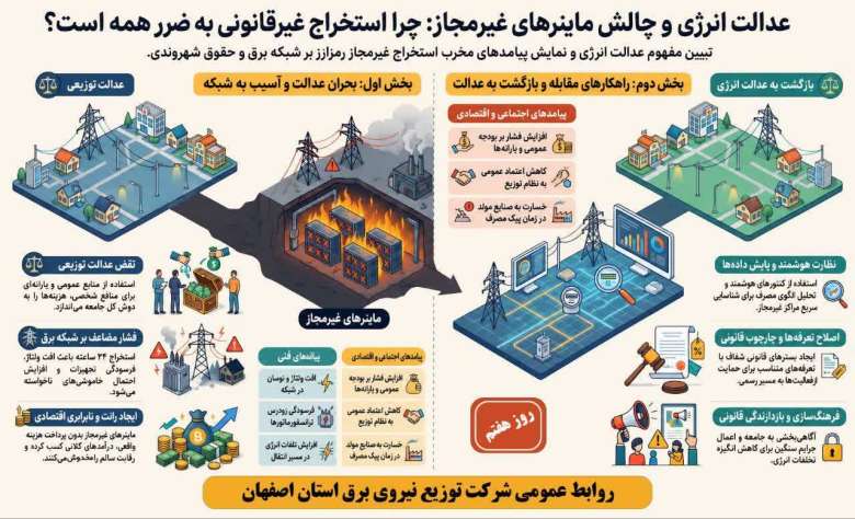 استخراج غیرمجاز رمز‌ارز؛ تهدیدی جدی برای عدالت انرژی و پایداری شبکه