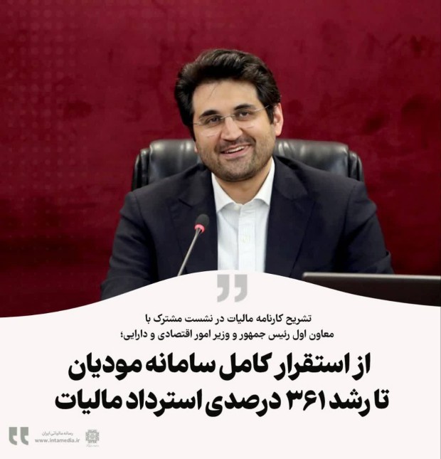 از استقرار کامل سامانه مودیان تا رشد ۳۶۱ درصدی استرداد مالیات