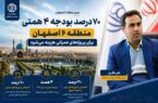 ۷۰ درصد بودجه ۴ همتی منطقه ۶ اصفهان برای پروژه‌های عمرانی هزینه می‌شود