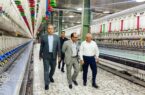 بازدید میدانی مدیرکل تأمین اجتماعی استان اصفهان از بخش های مختلف کارخانجات بهارریس و بهارجین دهق