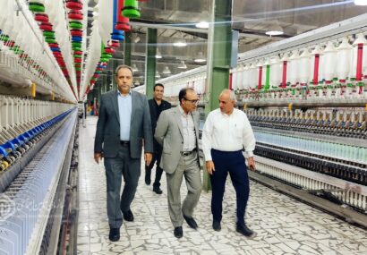 بازدید میدانی مدیرکل تأمین اجتماعی استان اصفهان از بخش های مختلف کارخانجات بهارریس و بهارجین دهق