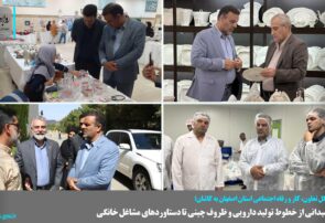 بازدید میدانی از خطوط تولید دارویی و ظروف چینی تا دستاوردهای مشاغل خانگی
