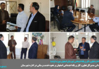 نظارت میدانی عملکرد اداره تعاون، کار و رفاه اجتماعی شهرستان اصفهان با حضور مدیرکل تعاون